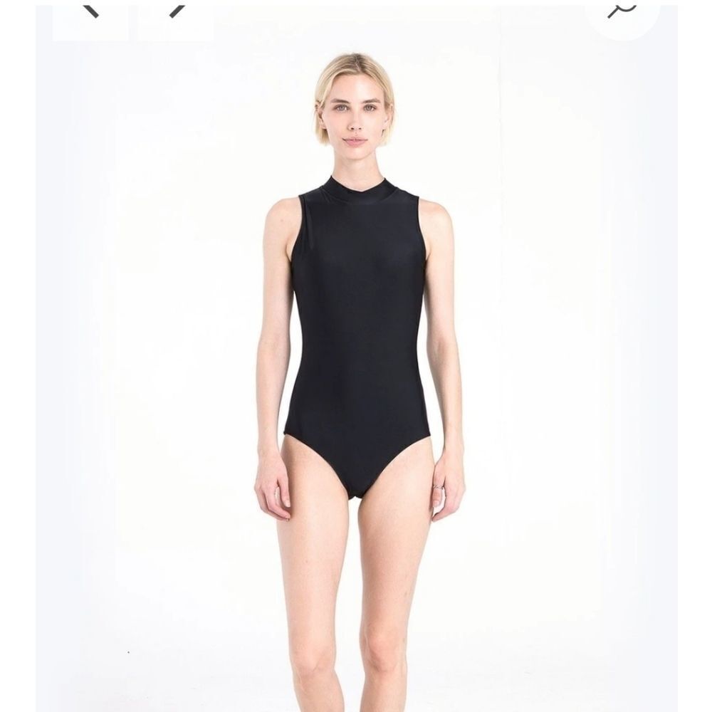Cover Black One Piece Swimsuit Size Large